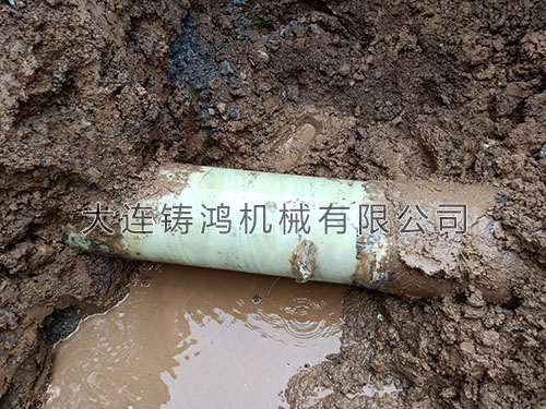 山西交城玻璃钢管修补实例